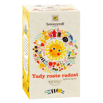 Nápoje - Tady roste radost - bio bylinný porcovaný čaj 27g Sonnentor