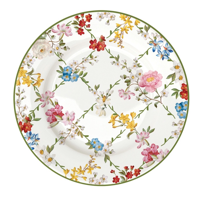 Talíře - Talíř dezertní porcelánový GARDEN DREAMS 19cm