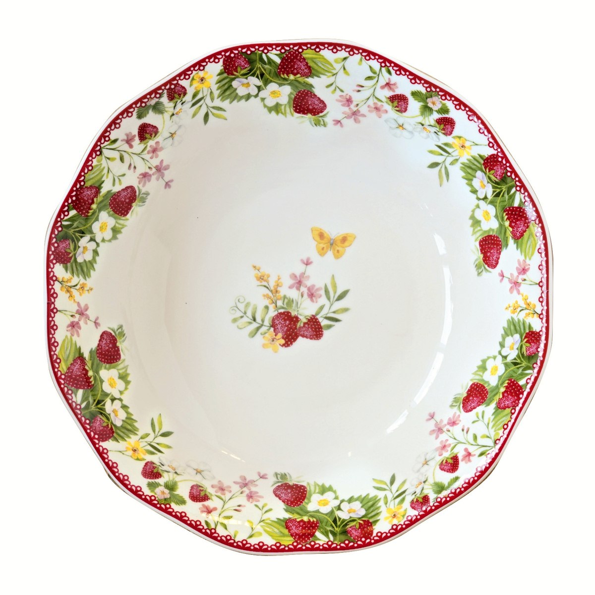 Talíře - Talíř hluboký JARDIN DES FRAISES porcelánový 20cm