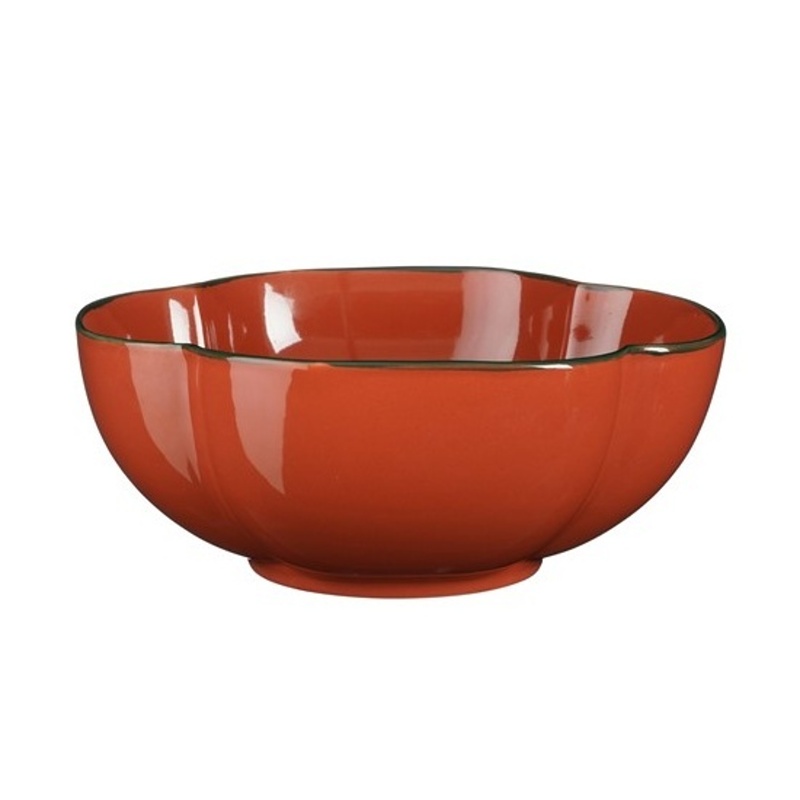 Talíře - Talíř hluboký kameninový FIRENZE terakotový 24cm