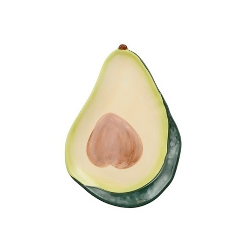 Talíře - Talíř kameninový avokádo 23cm