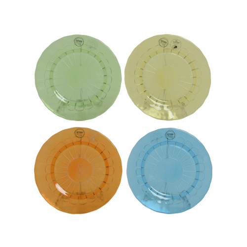 Párty nádobí - Talíř kulatý KITCHEN GOODS plast mix 20cm