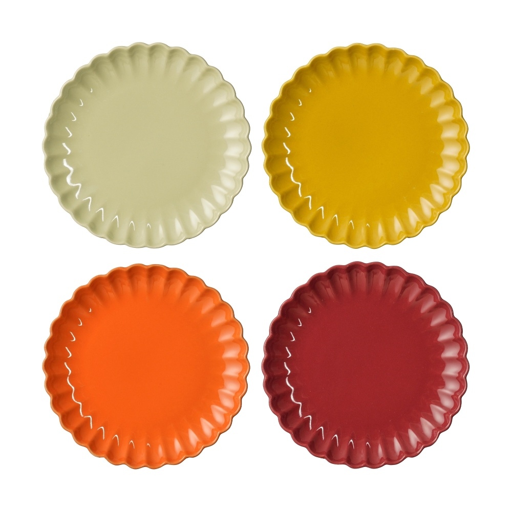 Talíře - Talíř mělký kameninový CORFU mix 21cm