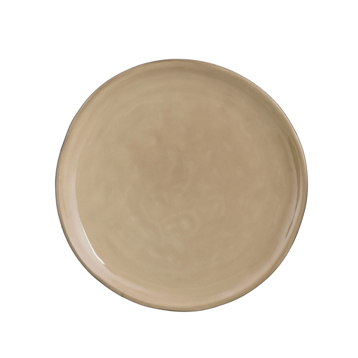 Talíře - Talíř mělký keramický TABO krémový 20,5cm