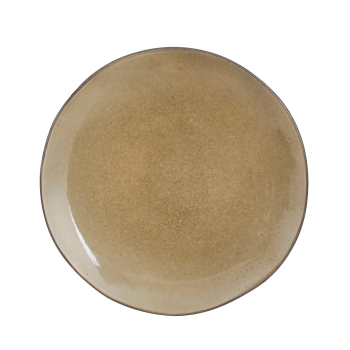 Talíře - Talíř mělký keramický TABO krémový 26,5cm