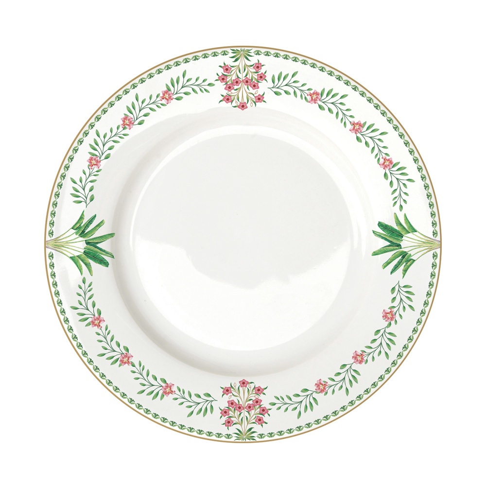Talíře - Talíř mělký porcelánový BOTANIC CHIC 26,5cm