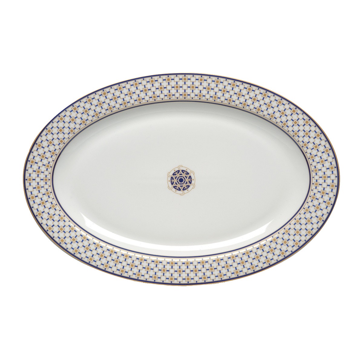 Talíře - Talíř servírovací oválný porcelánový CHARLES 36x24,5cm