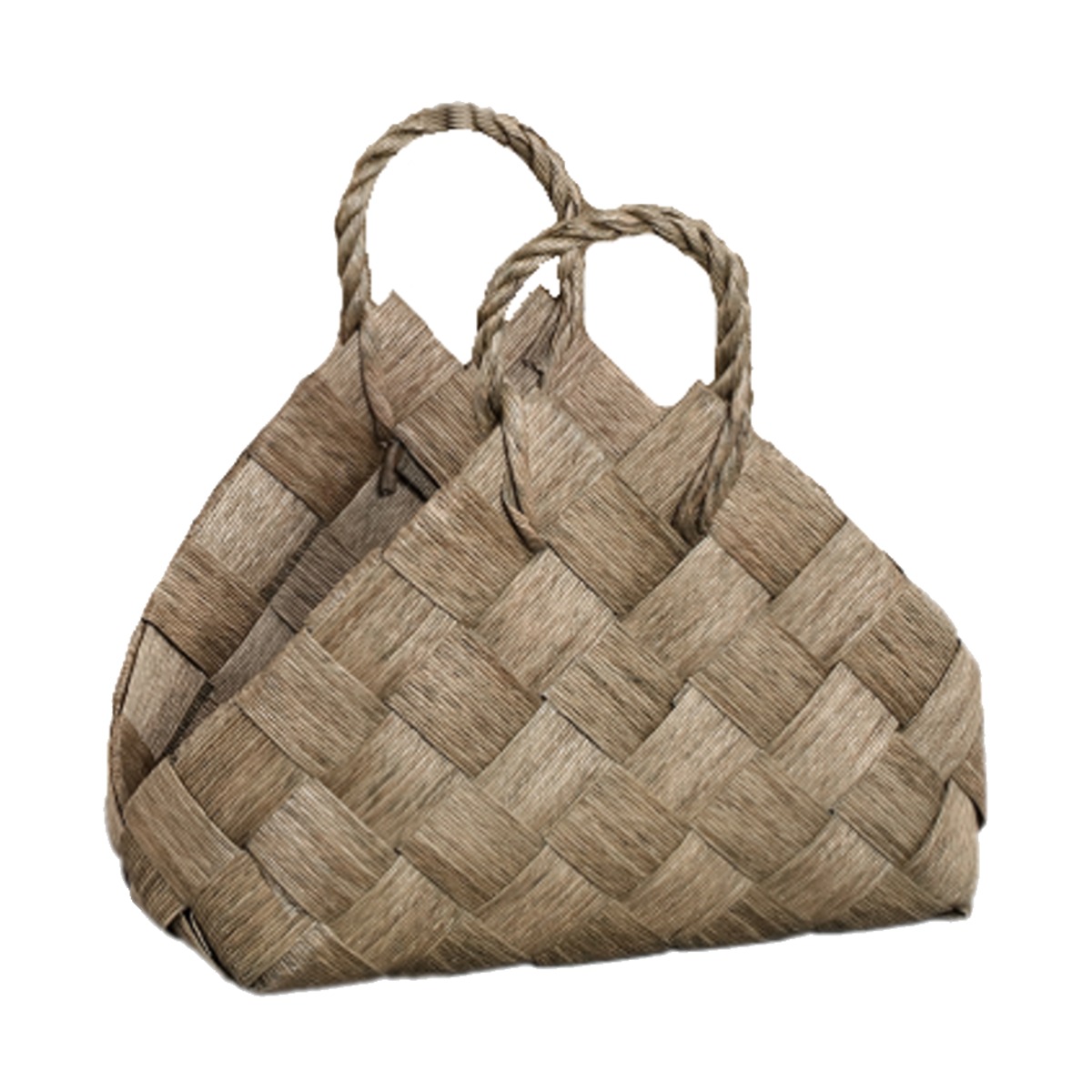 Koše - Taška CLARKE se 2 uchy z tkaného papíru 58cm