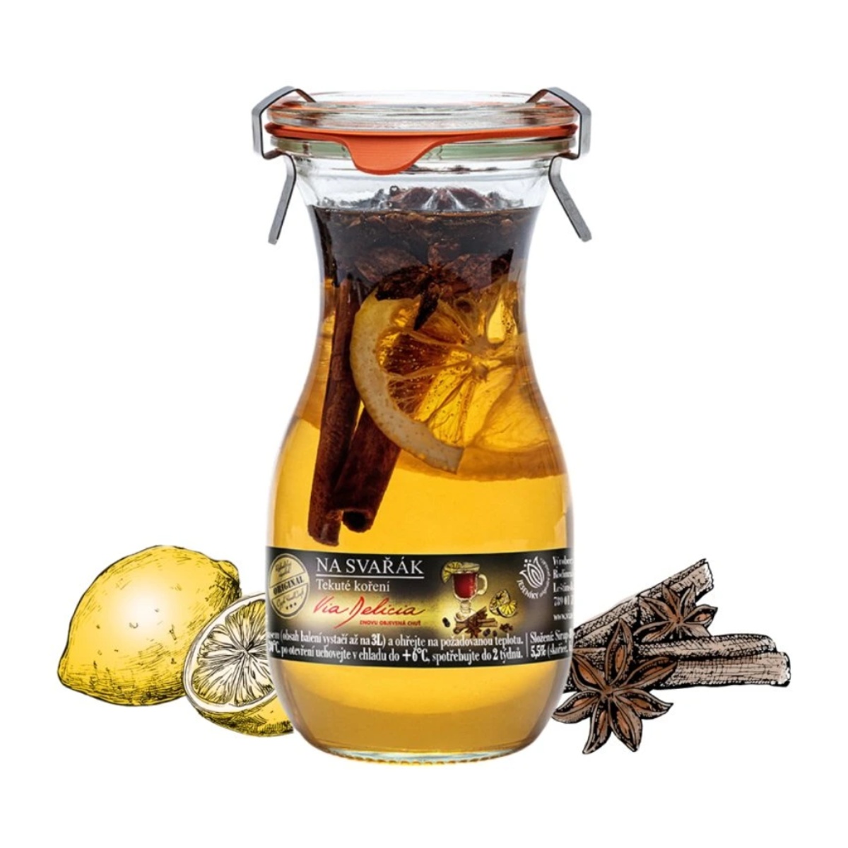 Nápoje - Tekuté koření na Svařené víno 365g