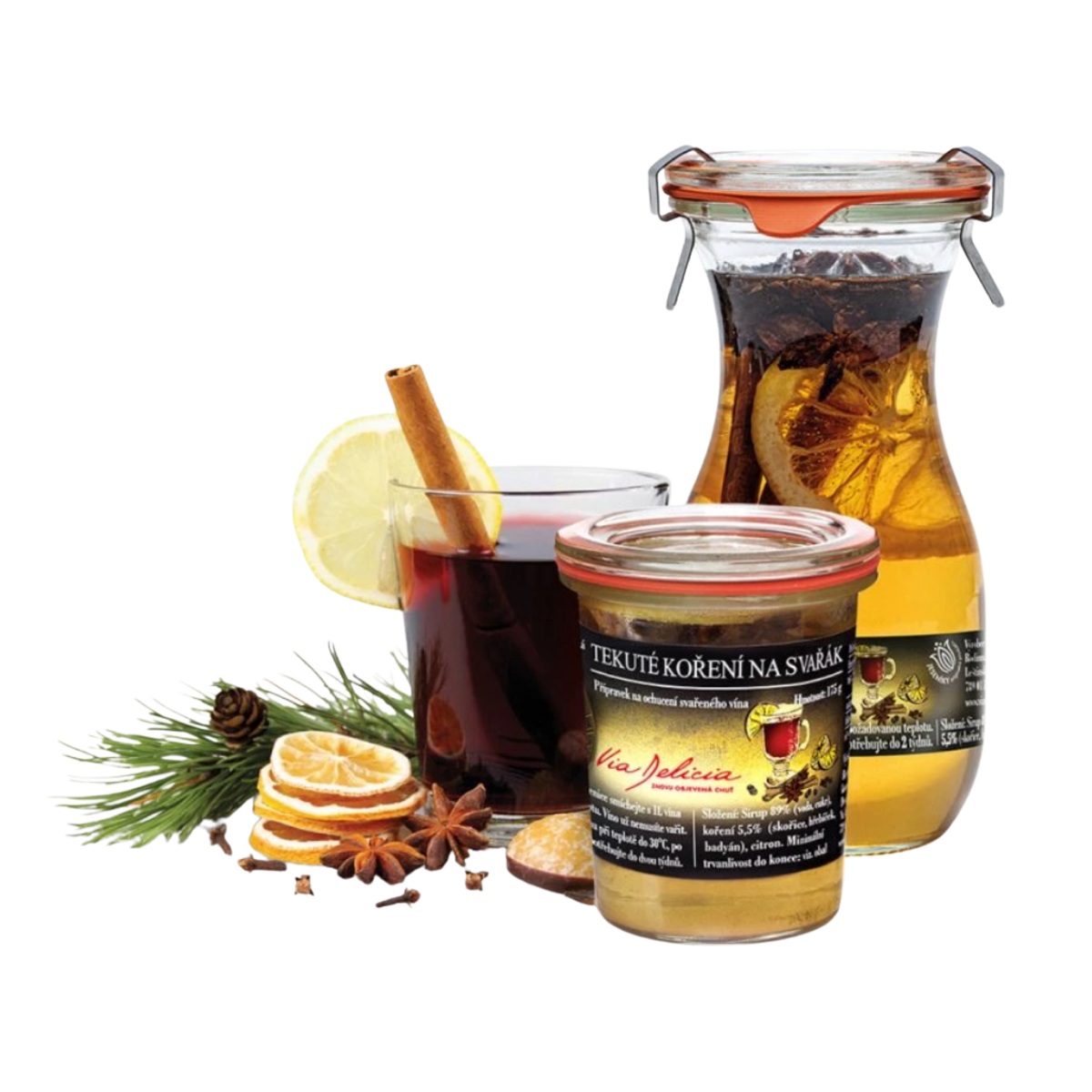 Tekuté koření na Svařené víno 365g-0