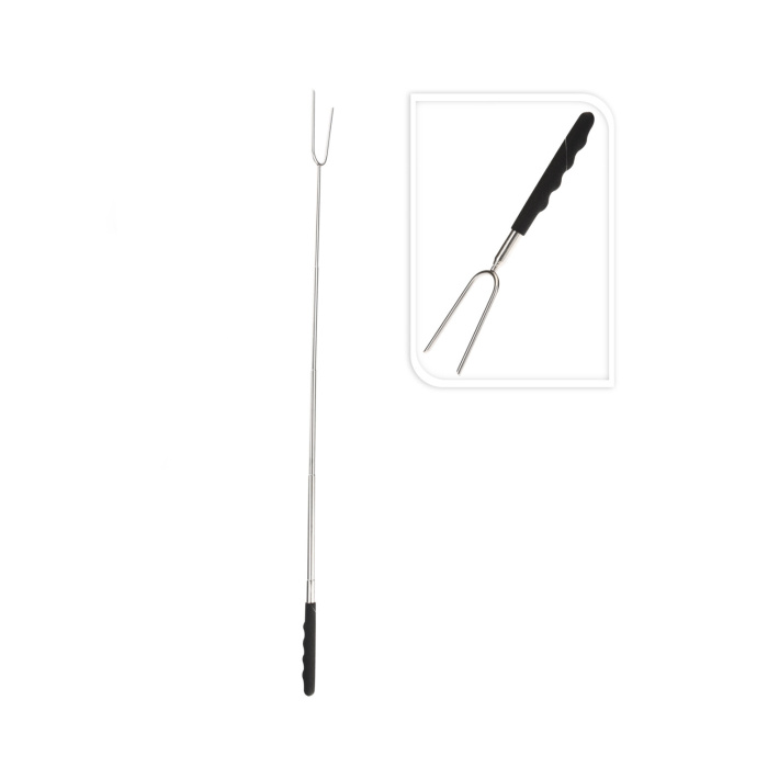 Doplňky do zahrady - Teleskopická opékací vidlice nerezová 72cm