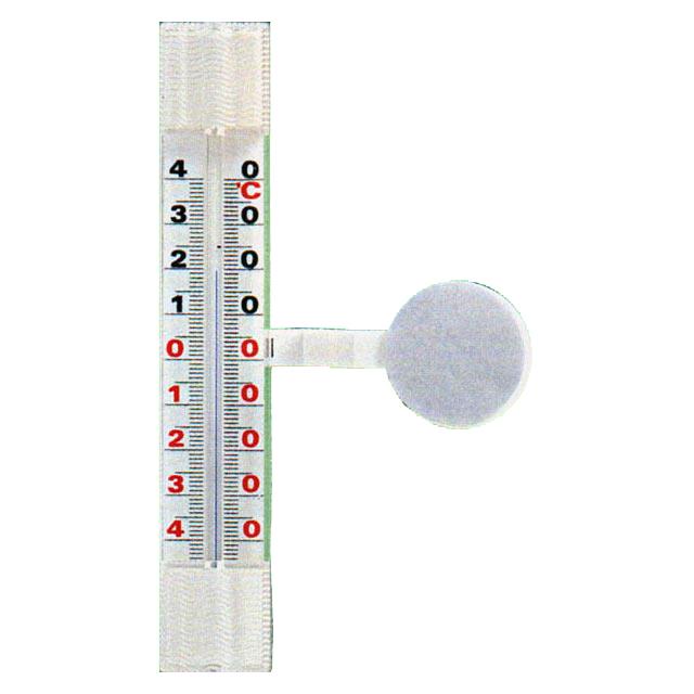 Doplňky do zahrady - Teploměr venkovní okenní lihový plastový samolepící