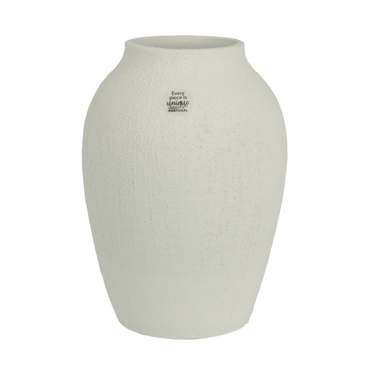 Keramické vázy - Terakotová kulatá váza se zúženým hrdlem 30cm