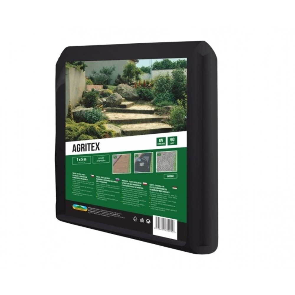 Fólie, textilie a plachty - Textilie AGRITEX tkaná mulčovací černá 1x5m NG