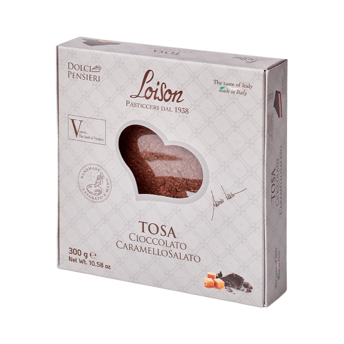 Sladké pochoutky - Tosa CIOCCOLATO CARAMELLO SALATO s čokoládou a slaným karamelem 300g