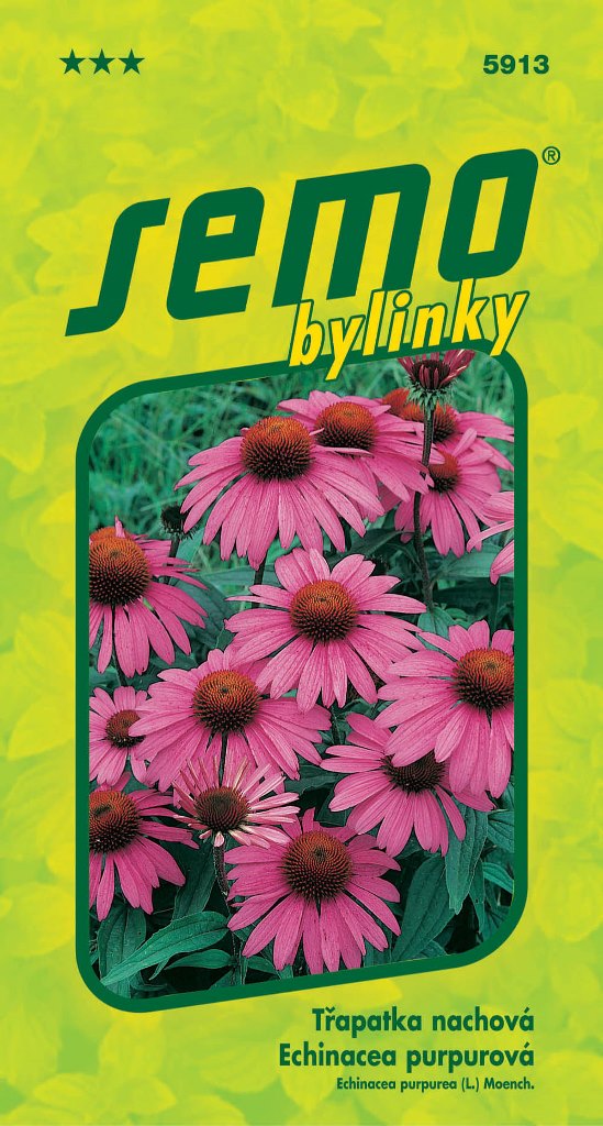 Osivo bylinek - Třapatka nachová Rudbékie (Echinacea)