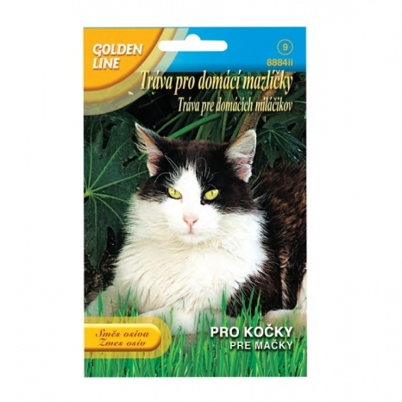 Osivo pro zvířata a medonosné - Tráva pro kočky PICCOLI AMICI