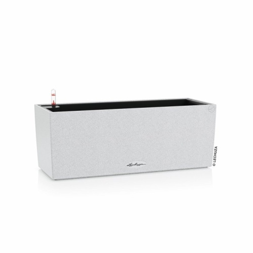 Plastové samozavlažovací truhlíky - Truhlík BALCONERA Stone komplet set bílá 50cm