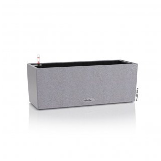 Plastové samozavlažovací truhlíky - Truhlík BALCONERA Stone komplet set šedá 50cm