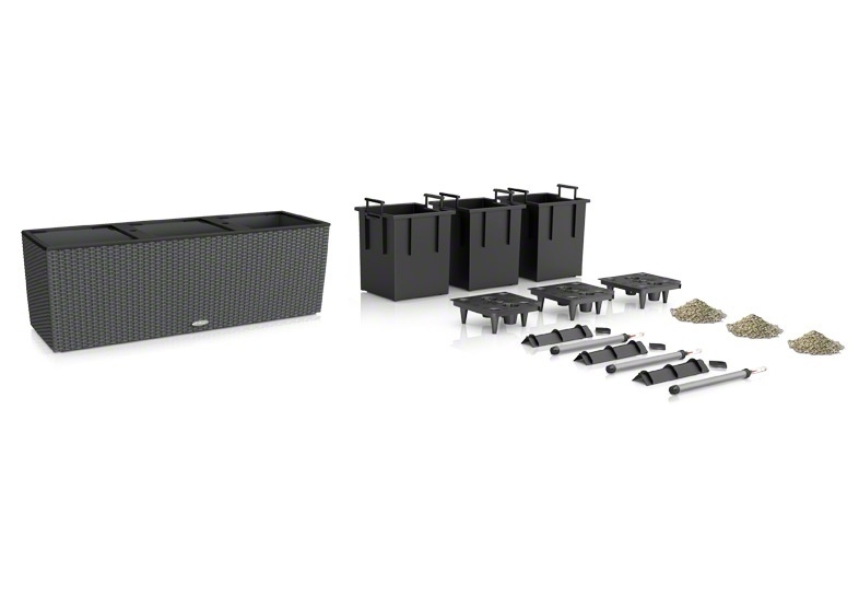 Truhlík BALCONERA TRIO komplet set 100cm moka-1