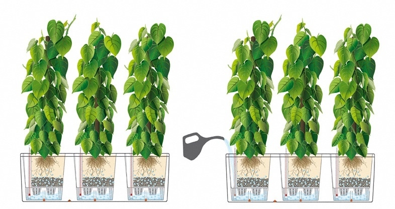 Truhlík BALCONERA TRIO komplet set 100cm moka-2