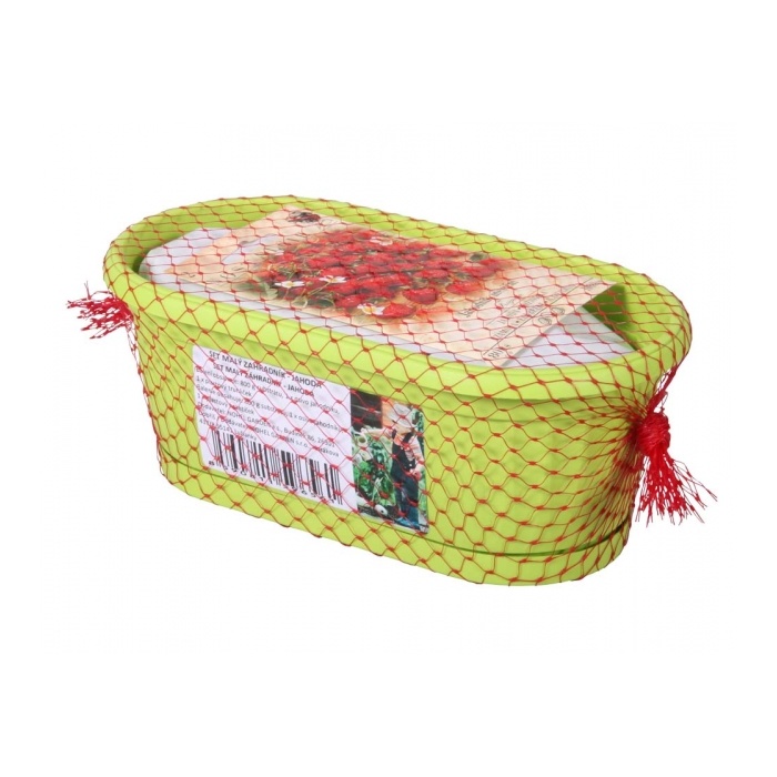 Osivo - Truhlík MALÝ ZAHRADNÍK jahoda + substrát limetková 22cm