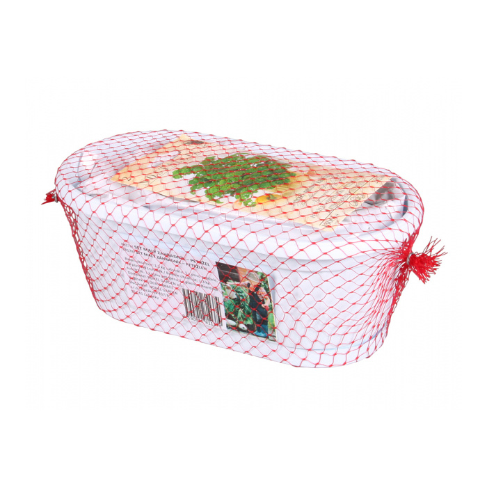 Osivo - Truhlík MALÝ ZAHRADNÍK petržel kadeřavá + substrát bílá 27cm