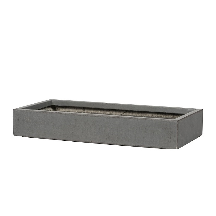 Truhlíky - Truhlík obdélník LIVERPOOL šedá 100x45cm