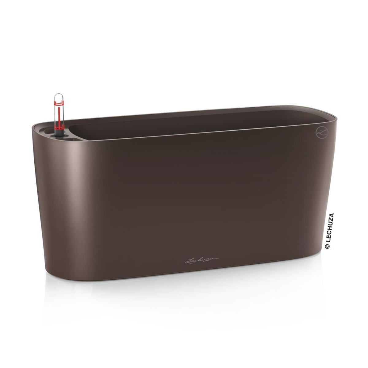 Zahrada - Truhlík oválný DELTA 20 espresso 40cm