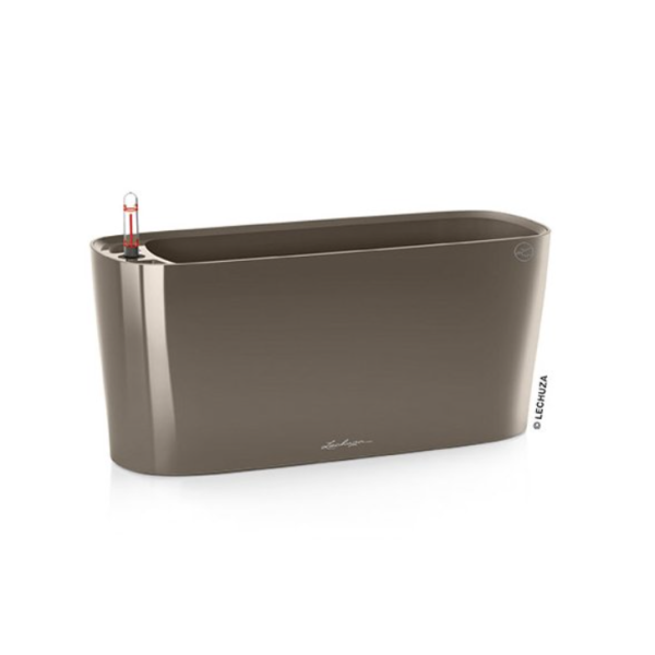 Zahrada - Truhlík oválný DELTA 20 taupe 40cm