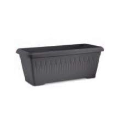 Truhlíky - Truhlík plastový ATHINA antracitový 100cm