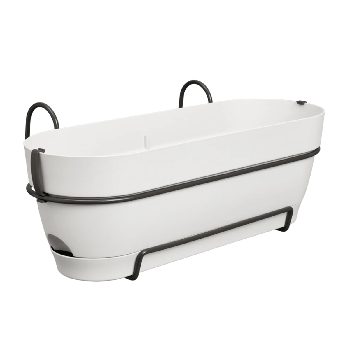 Plastové samozavlažovací truhlíky - Truhlík plastový ELHO Vibia All-in-1 bílý 50cm