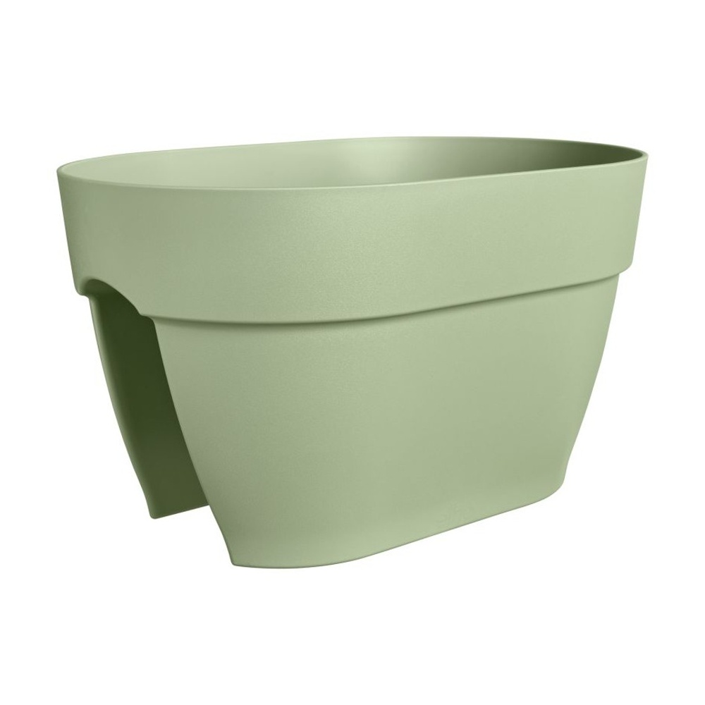 Květináče - Truhlík plastový ELHO Vibia Campana Flower Bridge pistáciový 40cm