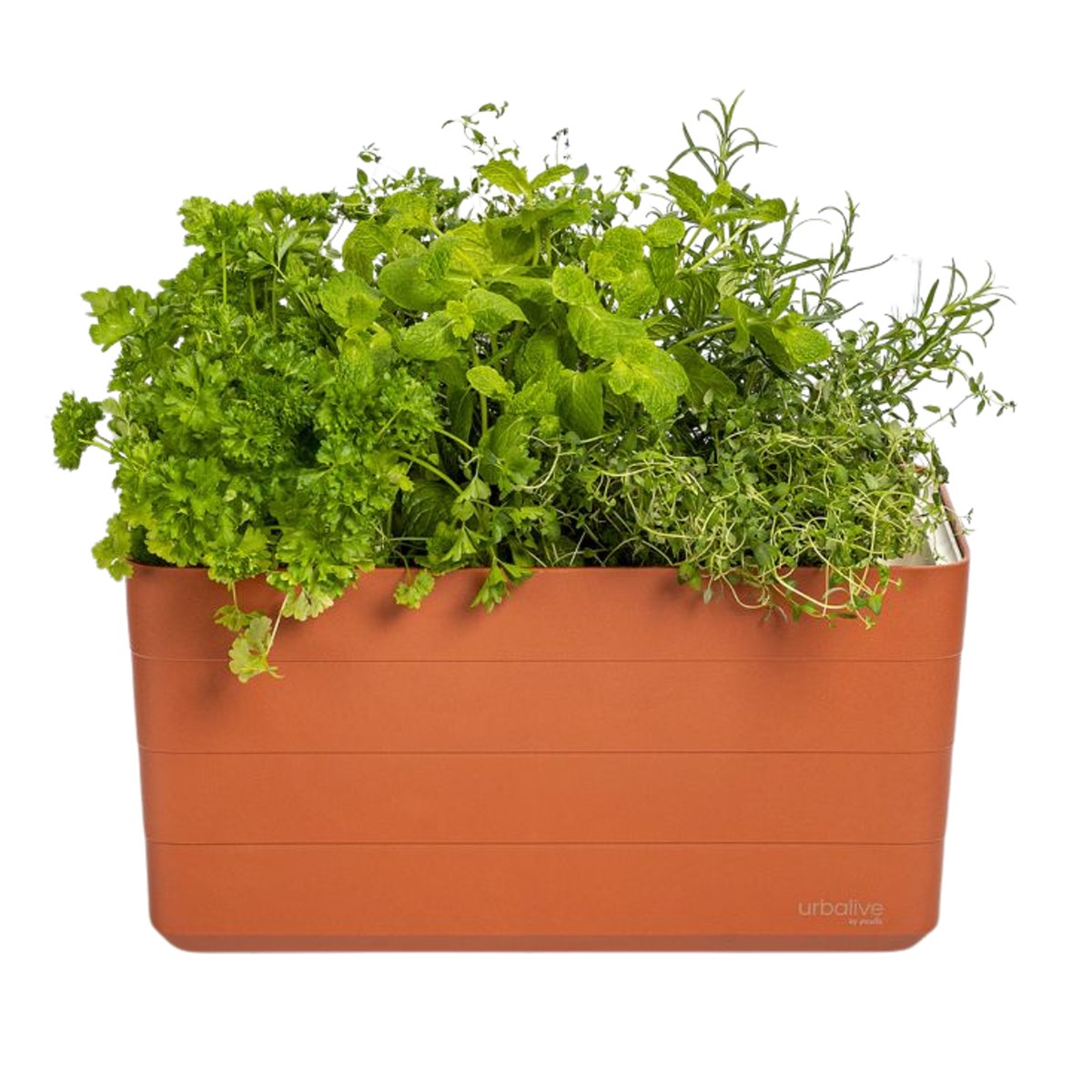 Truhlík samozavlažovací BERBERIS terakota/sl.kost 40cm-0