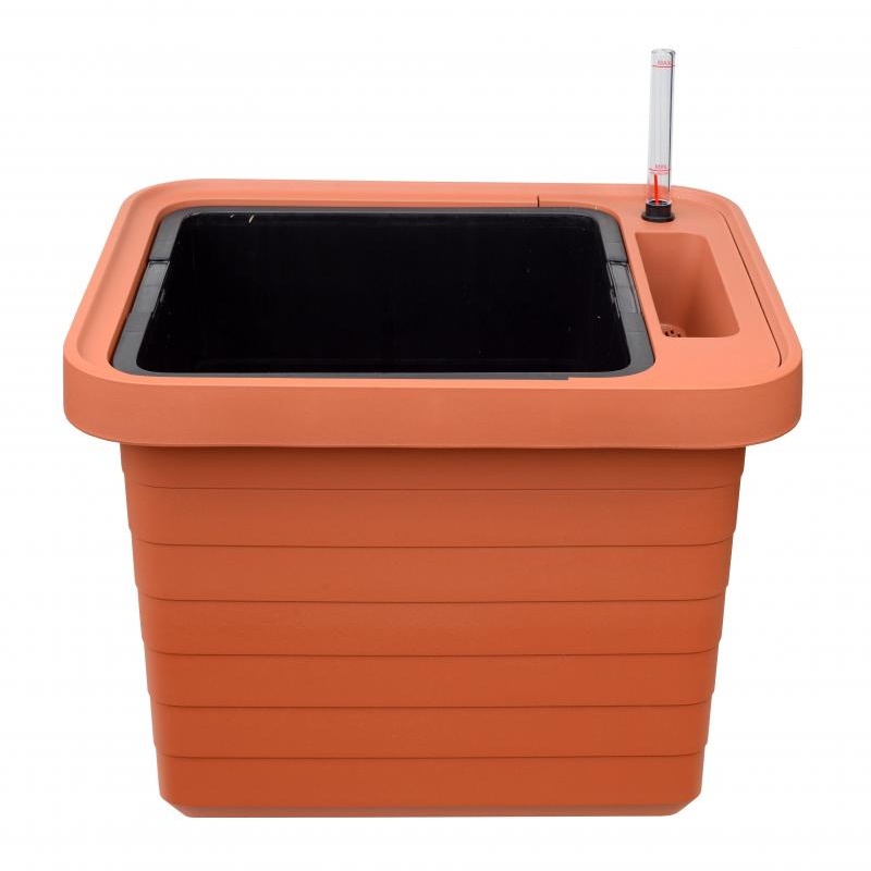 Plastové samozavlažovací truhlíky - Truhlík samozavlažovací BERBERIS UNO plast terakota