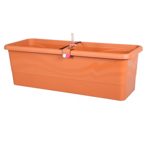 Plastové samozavlažovací truhlíky - Truhlík samozavlažovací GARDENIE SMART 60cm terakota