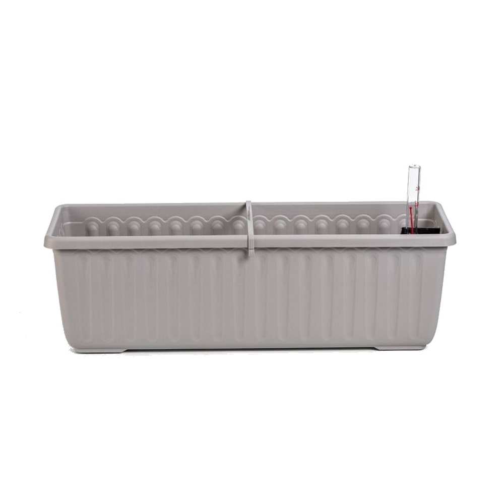 Plastové samozavlažovací truhlíky - Truhlík samozavlažovací plastový SIESTA LUX taupe 60cm