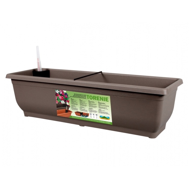 Plastové samozavlažovací truhlíky - Truhlík samozavlažovací TORENIE plast 75cm