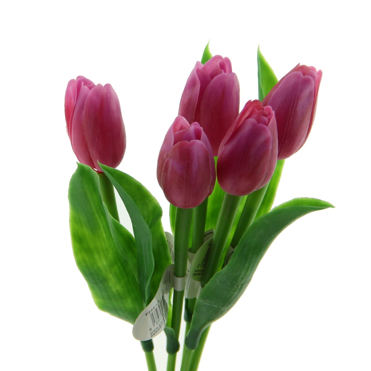 Jarní umělé květiny - Tulipán řezaný umělý červeno-fialový 40cm