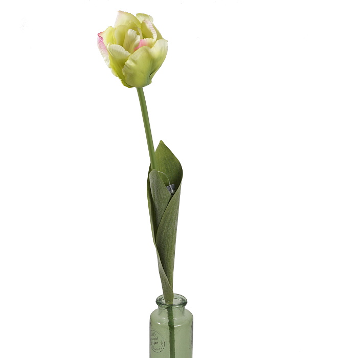 Jarní umělé květiny - Tulipán SOFIA řezaný umělý 64cm zelený