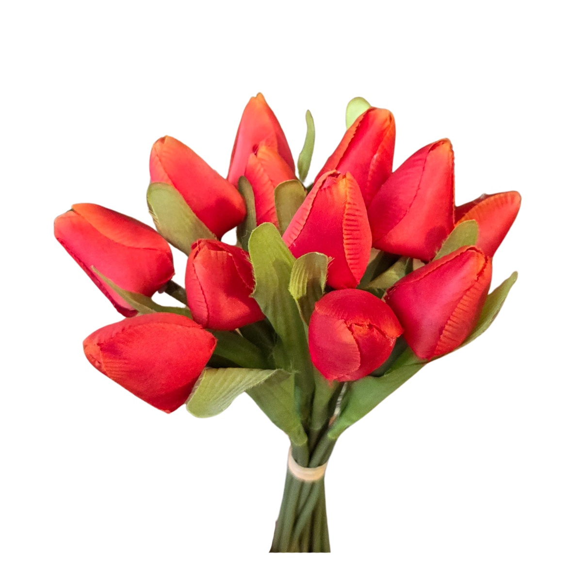 Jarní umělé květiny - Tulipán svazek umělý mix 12ks
