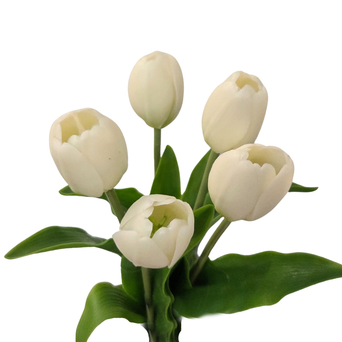 Jarní umělé květiny - Tulipán umělý krémový 36cm