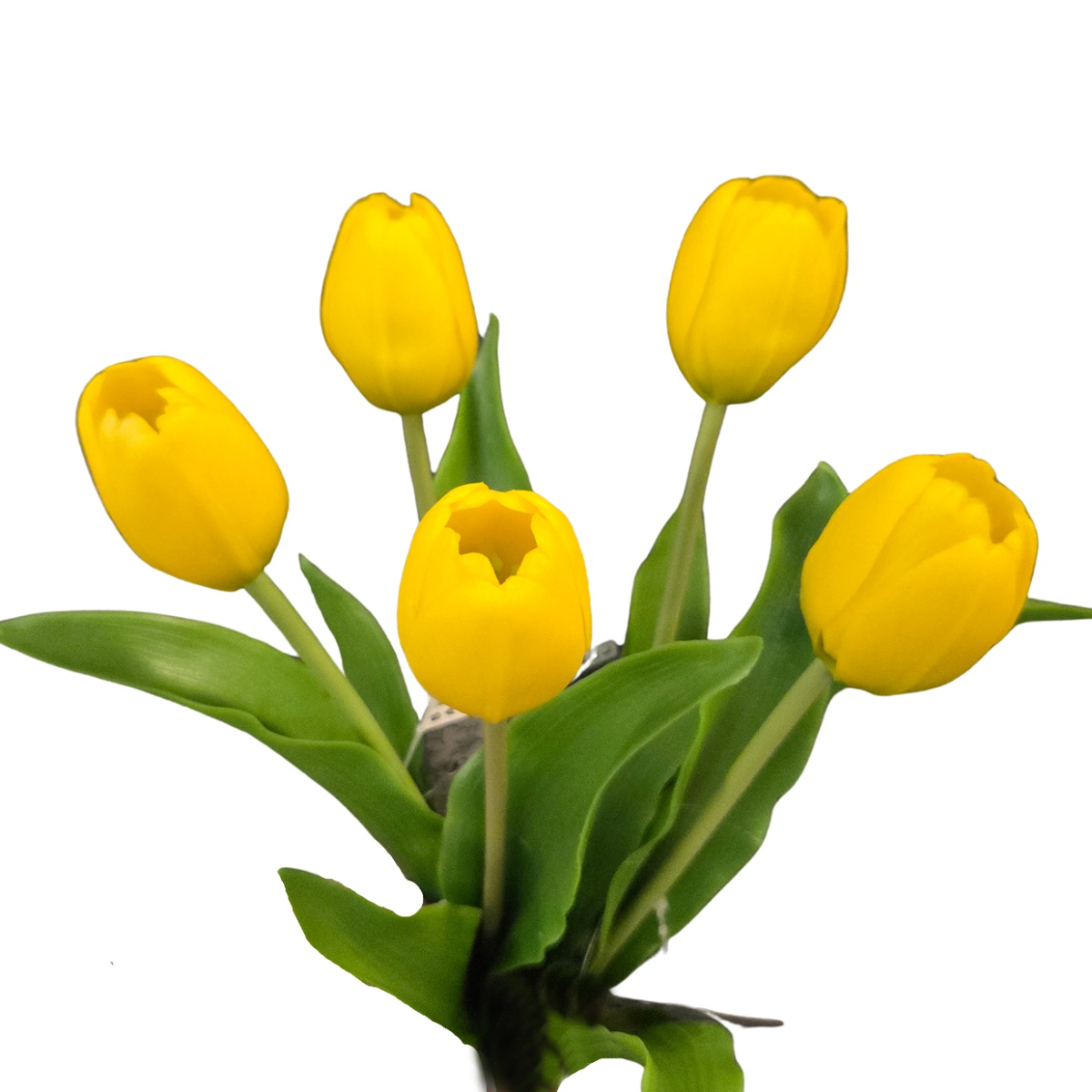 Jarní umělé květiny - Tulipán umělý žlutý 36cm