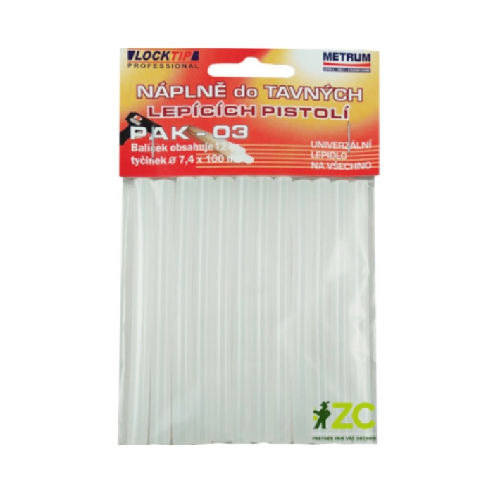 Tavné pistole a náplně - Tyčinka tavná 12ks