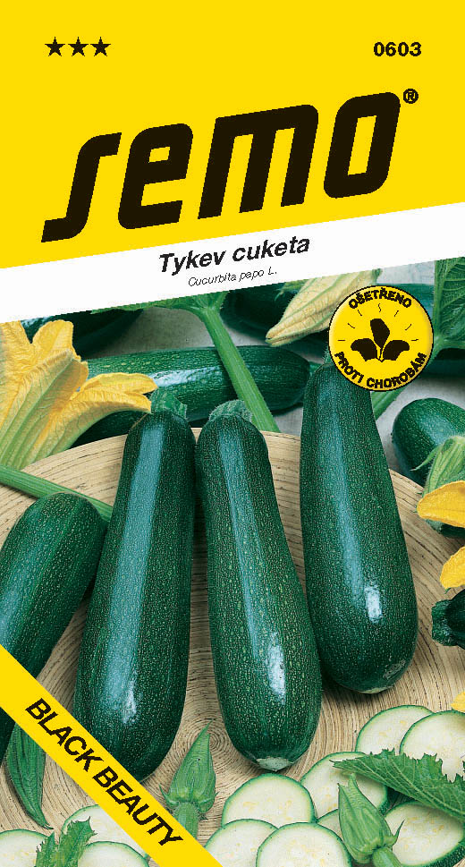 Osivo zeleniny - Tykev cuketa Black Beauty tm zel.