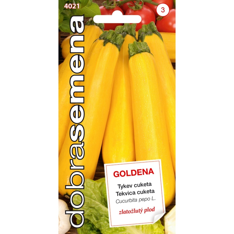Osivo zeleniny - Tykev cuketa GOLDENA žlutá (DS)
