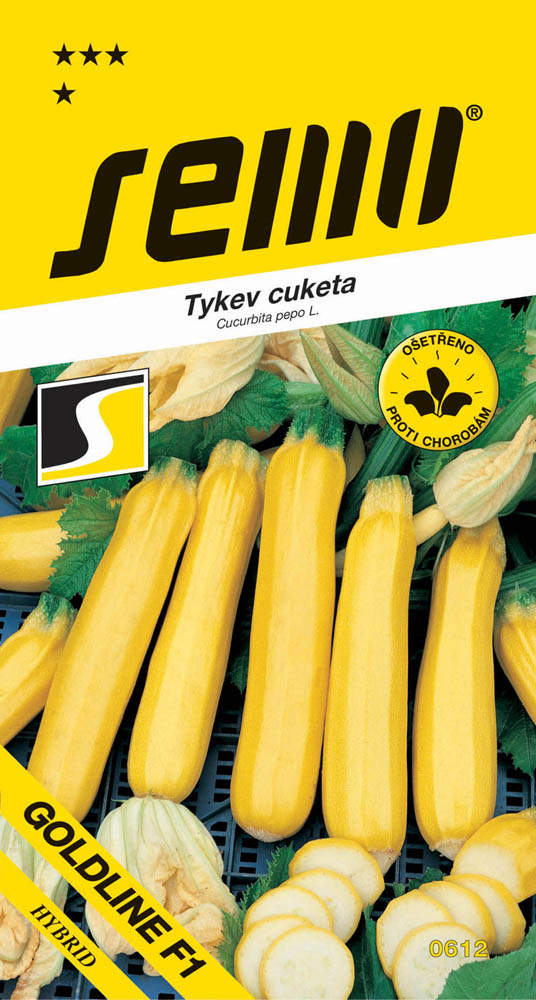Osivo zeleniny - Tykev cuketa Goldline F1 žlutá