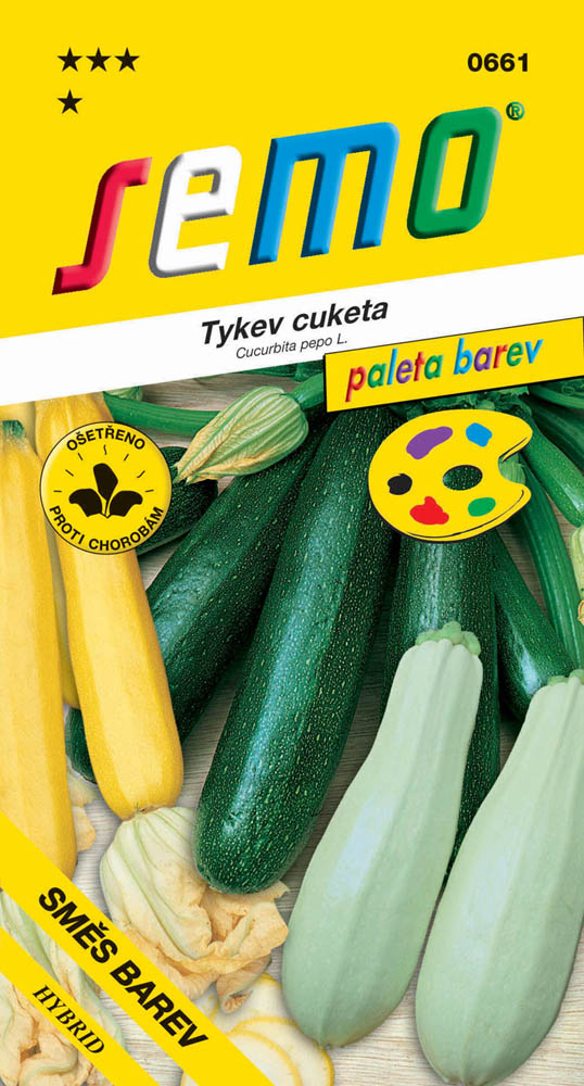 Osivo zeleniny - Tykev cuketa plazivá směs barev PALETA