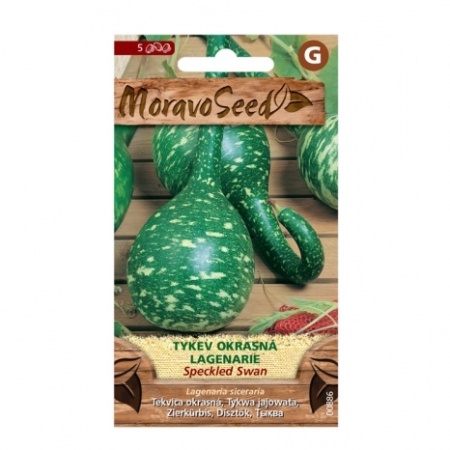 Osivo letniček - Tykev okrasná/Lagenarie  SPECKLED SWAN (MS)