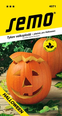 Osivo zeleniny - Tykev plazivá Gran Gigante halloween